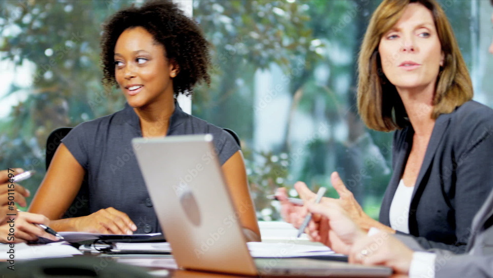 Boardroom Meeting Successful Multi Ethnic Business People Boardroom Meeting Successful Multi Ethnic Business People