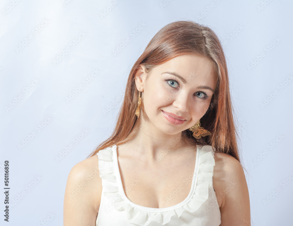 Beautiful Girl face.Perfect skin concept Beautiful Girl face.Perfect skin concept