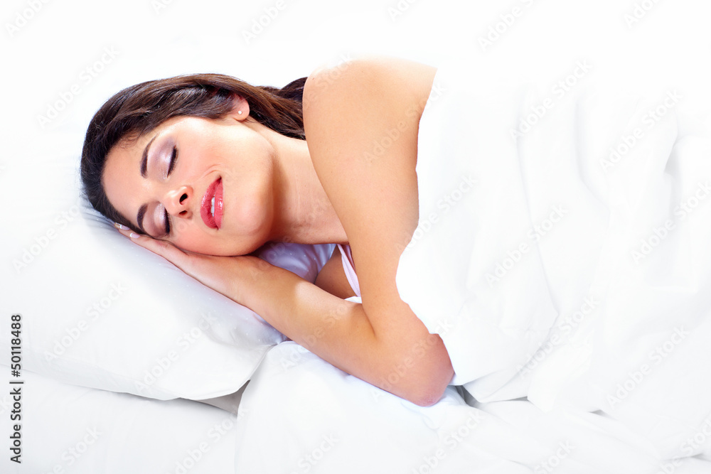 Sleeping woman. Sleeping woman.