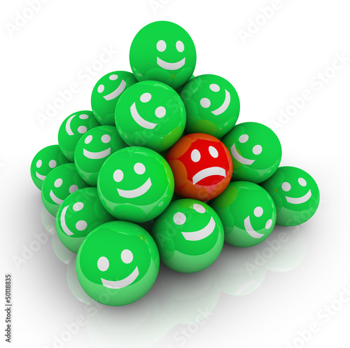 One Sad Depressed Frown Fac...