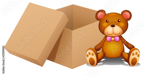 A toy and a box