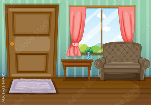 An inside view of the house