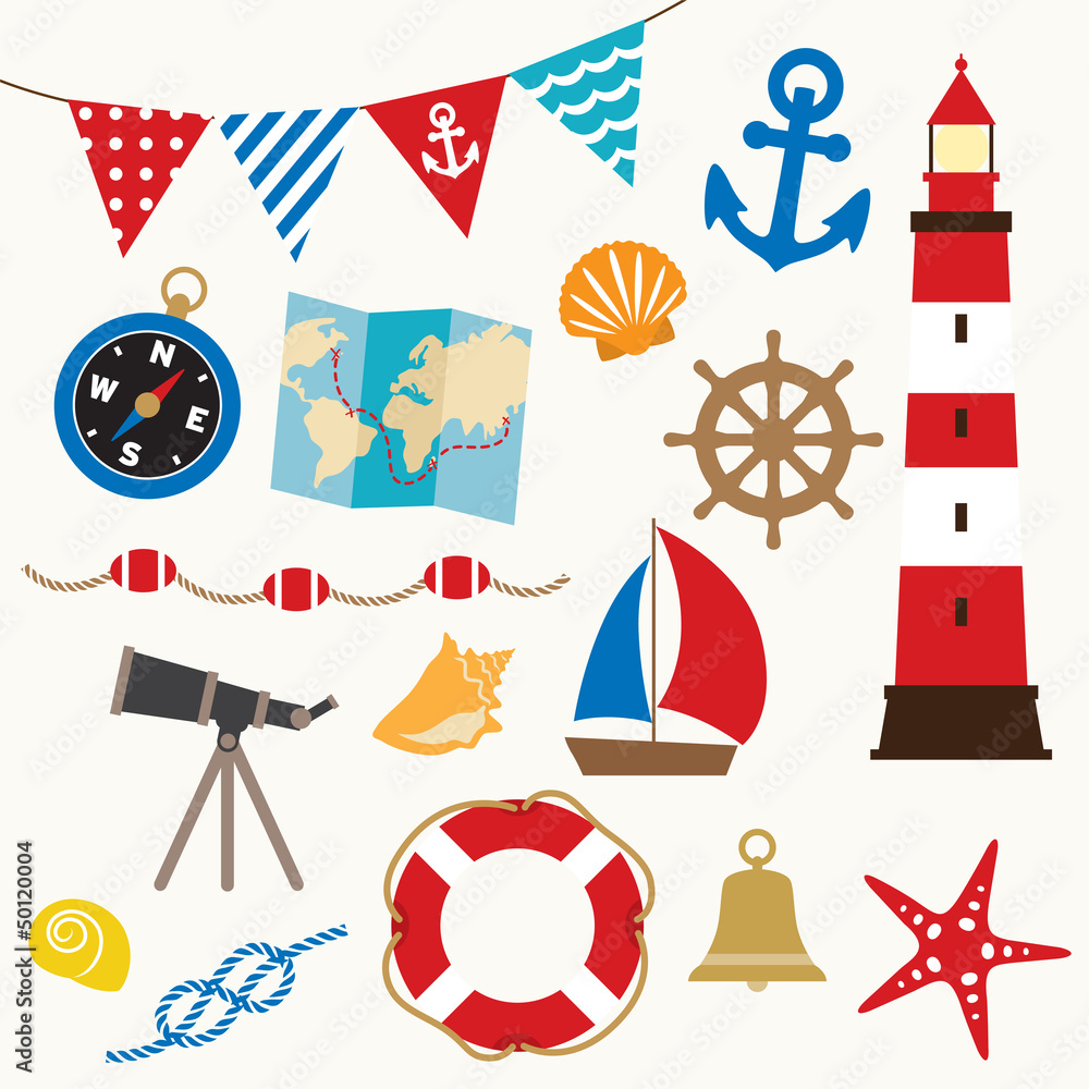 Fototapeta premium Sailing Elements