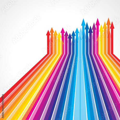 arrows vector for business grow idea