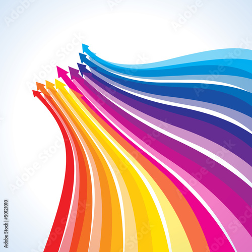arrows vector for business grow idea