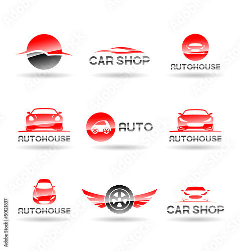 Car service and Repairing icon set. Vol 2.
