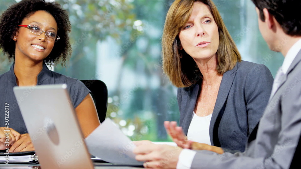 Female Business Leader Meeting Boardroom Female Business Leader Meeting Boardroom