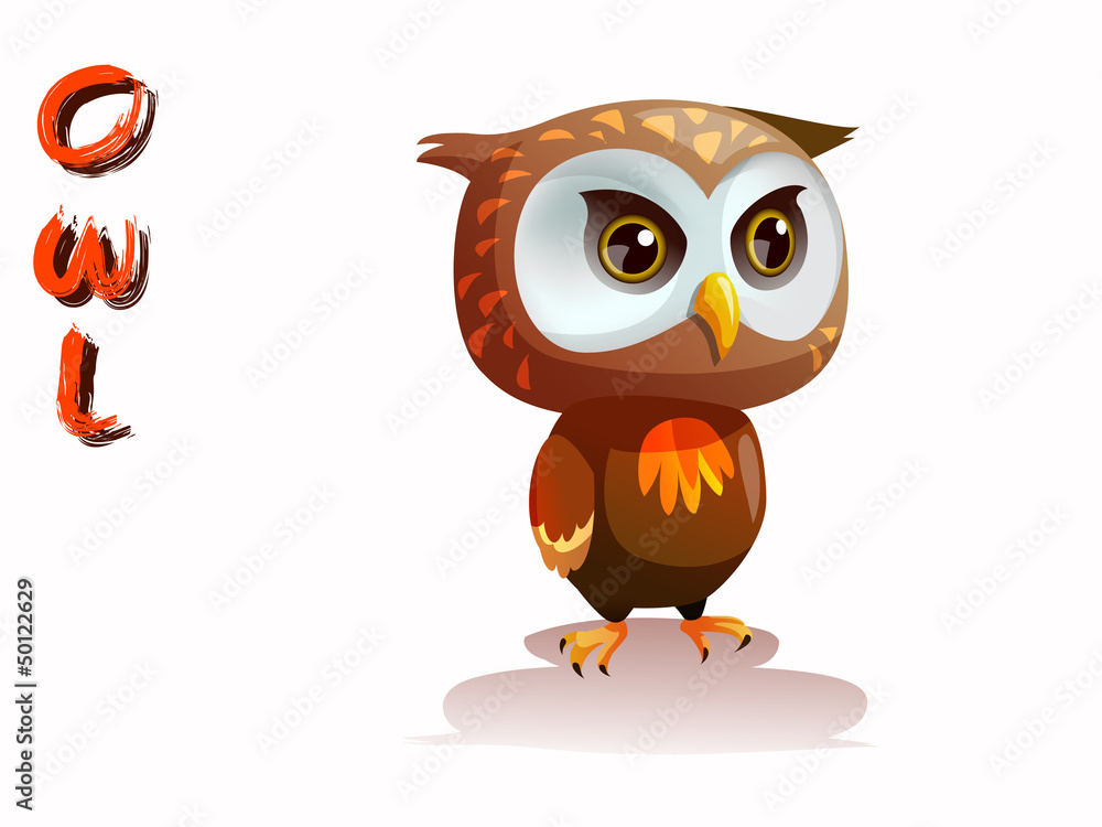 Fototapeta premium owl vector