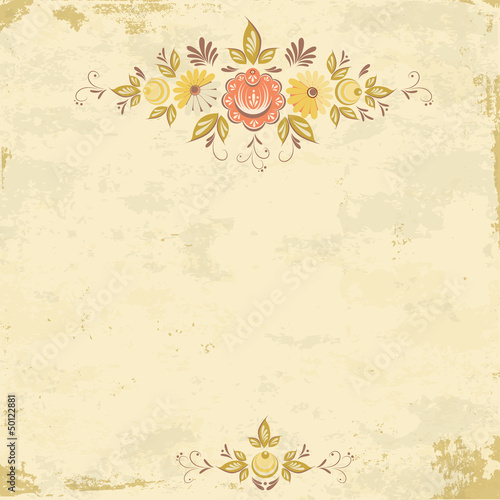 Abstract floral background
