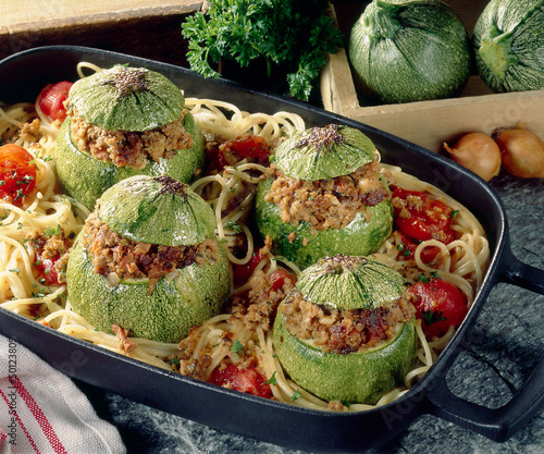 courgettes rondes farcies