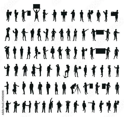 business people set