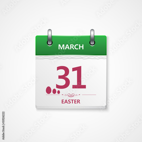 easter day calendar