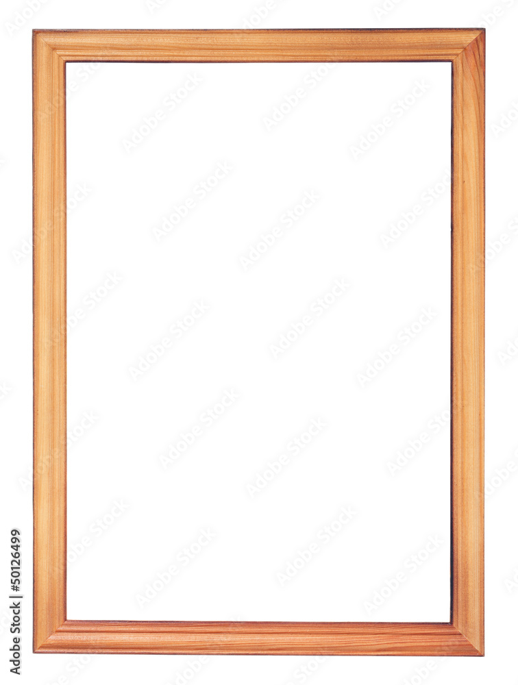 Empty picture frame. Empty picture frame.