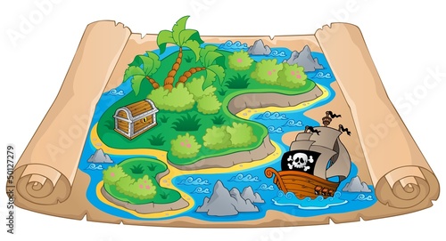 Treasure map theme image 4