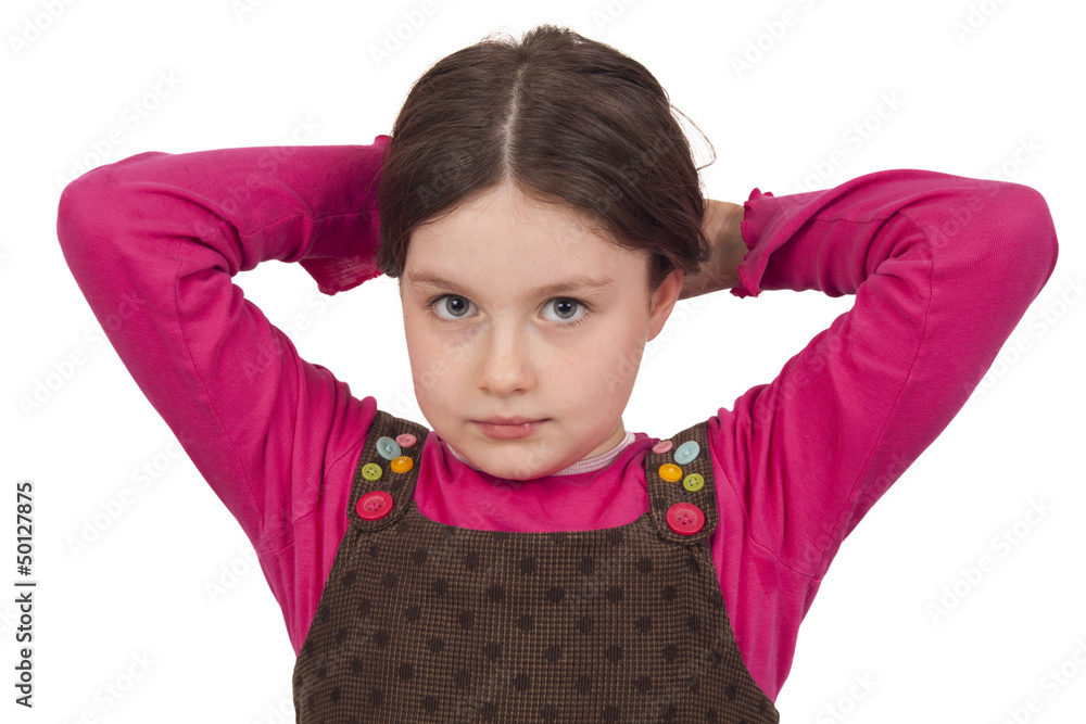 Portrait of beautiful little girl