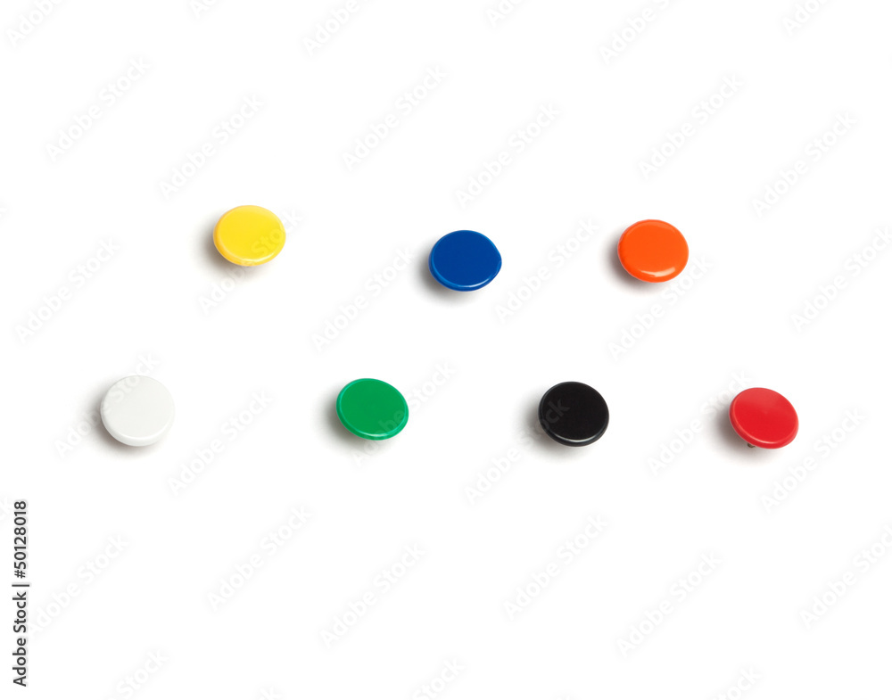 Colorful thumb tacks Colorful thumb tacks