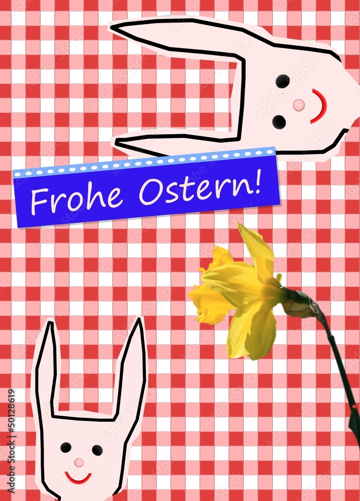 Obraz premium Frohe Ostern