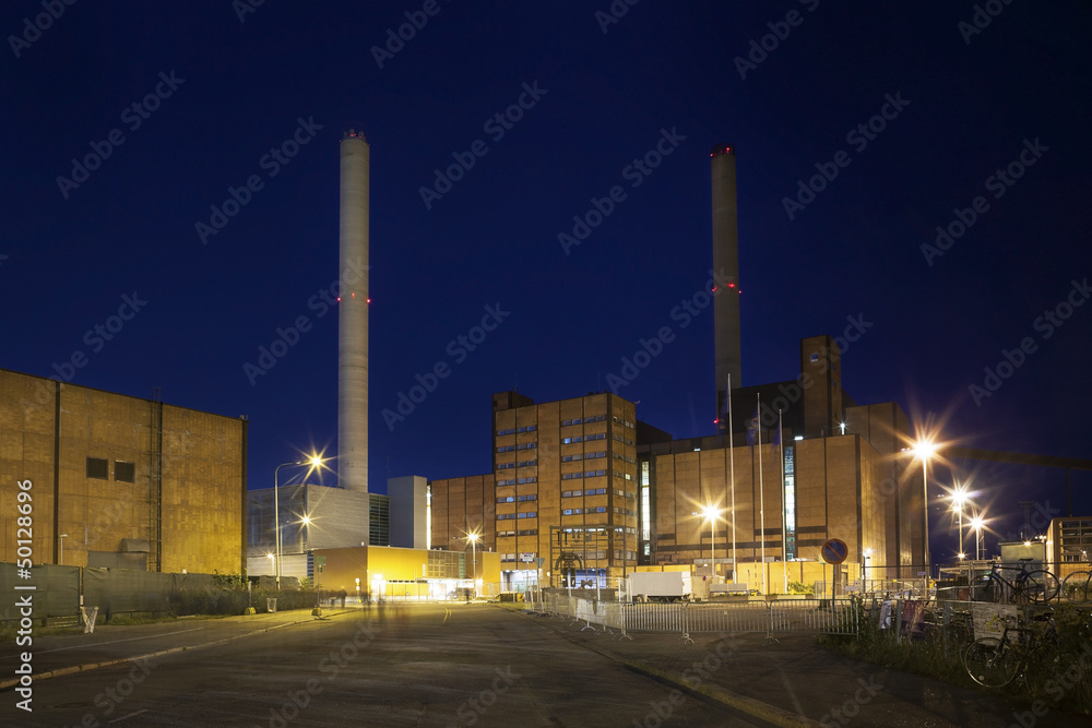 Modern Power Plant of Helsinki, Finland Modern Power Plant of Helsinki, Finland