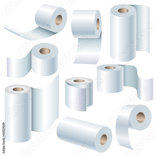 Paper roll set
