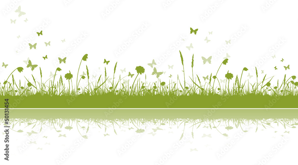 Grüne Blumenwiese Grüne Blumenwiese