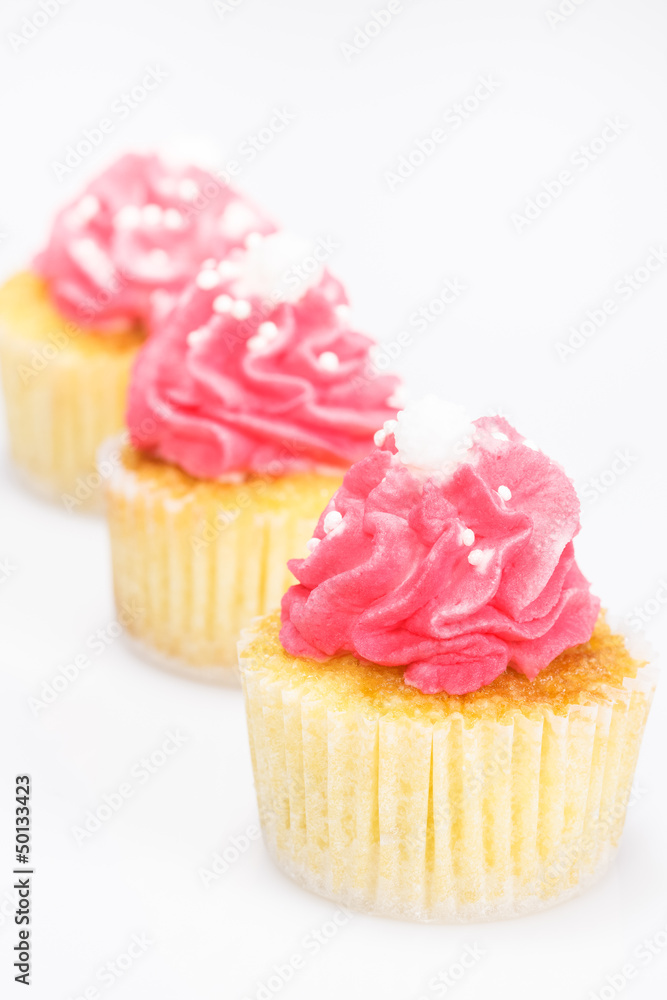 Party or pink cupcake
