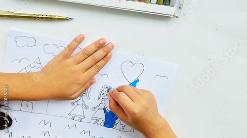 Wallpaper Mural kid drawing home timelapse Torontodigital.ca