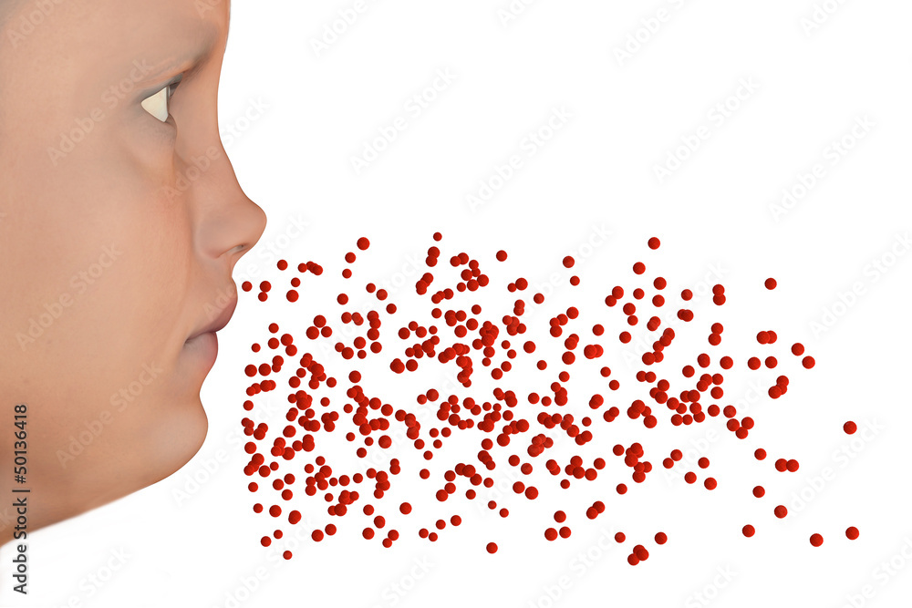 Mundgeruch 3D Render StockIllustration Adobe Stock