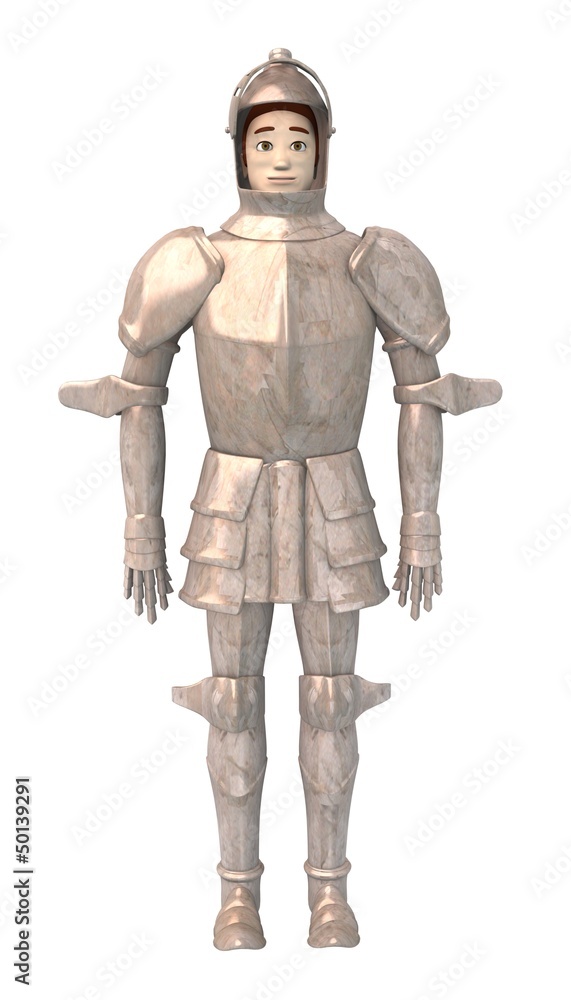 3d render of cartoon girl in armor 3d render of cartoon girl in armor