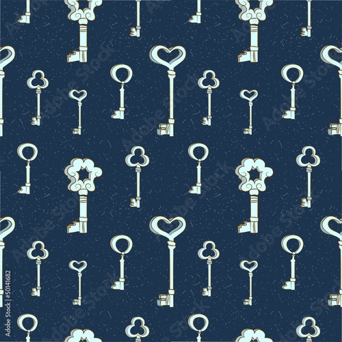 Seamless keys pattern
