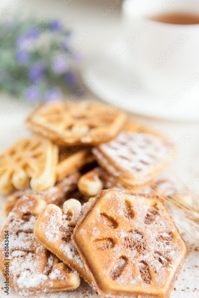 many wafers and a cup of tea many wafers and a cup of tea