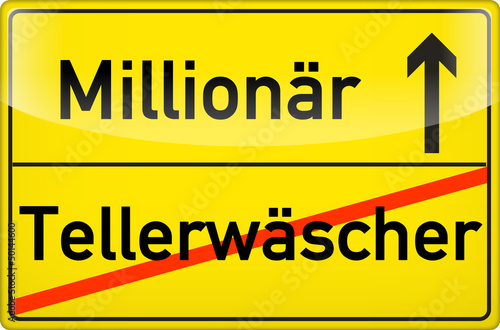 Vom Tellerwäscher zum Millionär!