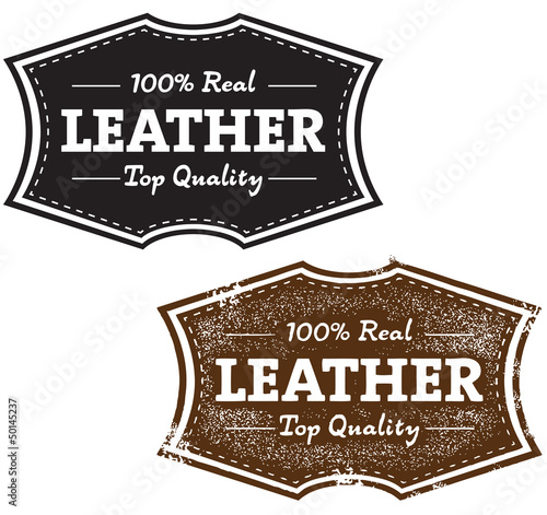 Vintage Real Leather Stamp