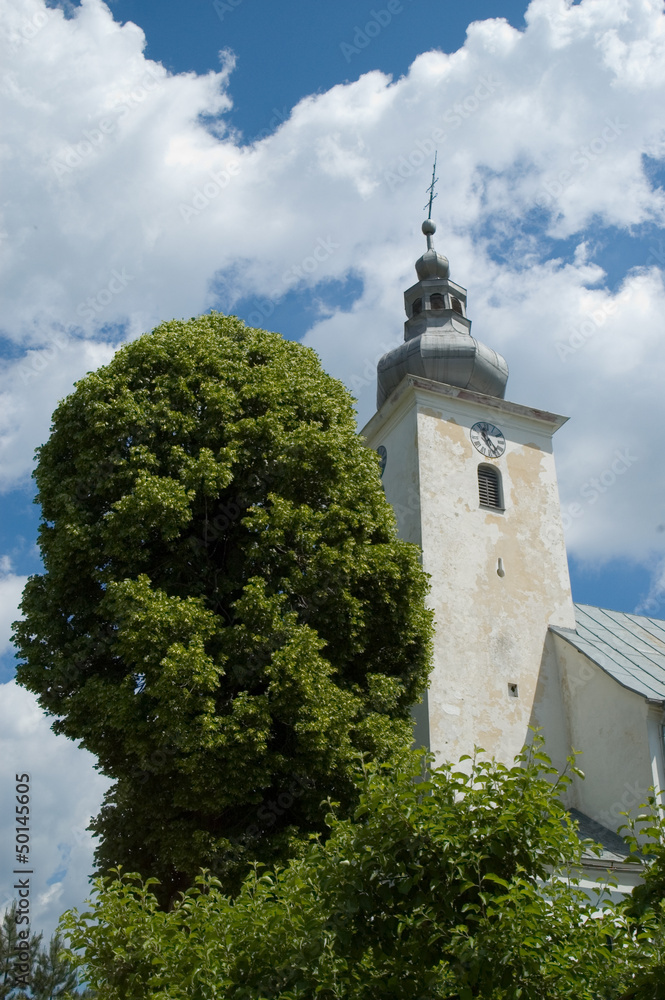 Church in Cicmany - Slovakia Church in Cicmany - Slovakia