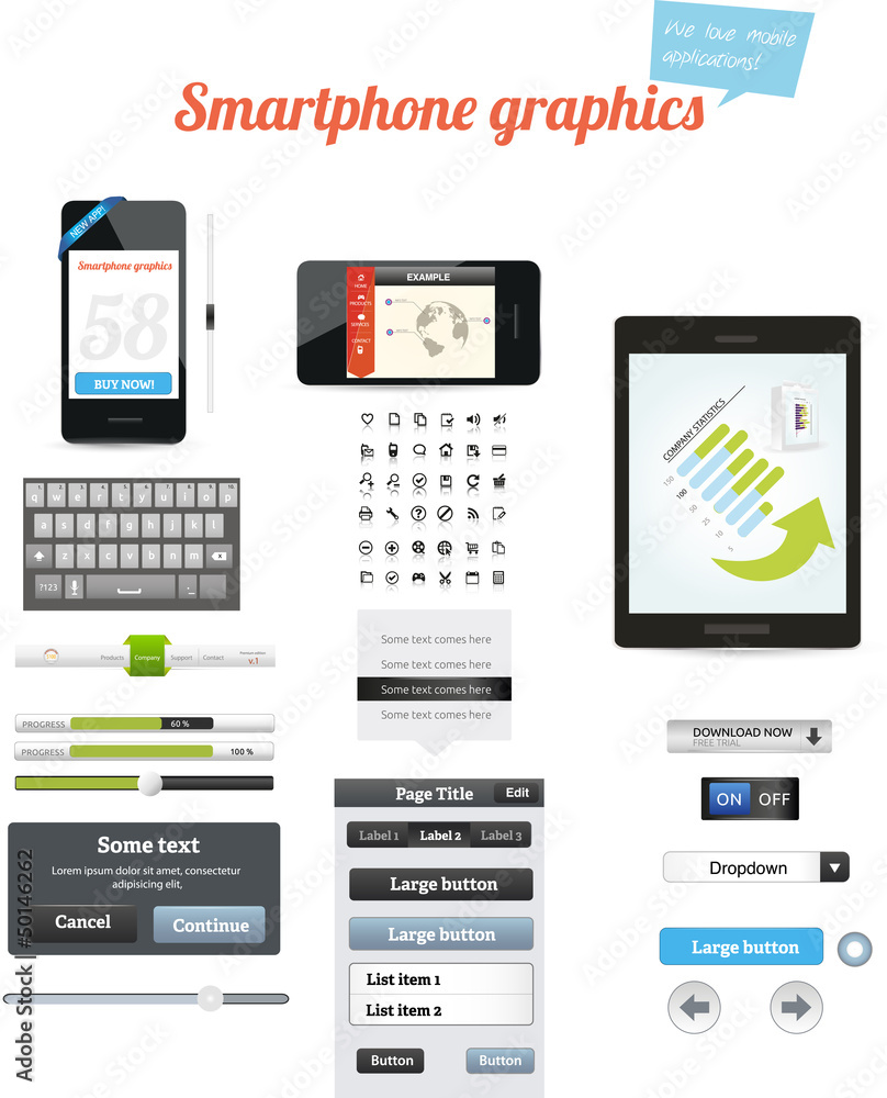 Smartphone/tablet graphics