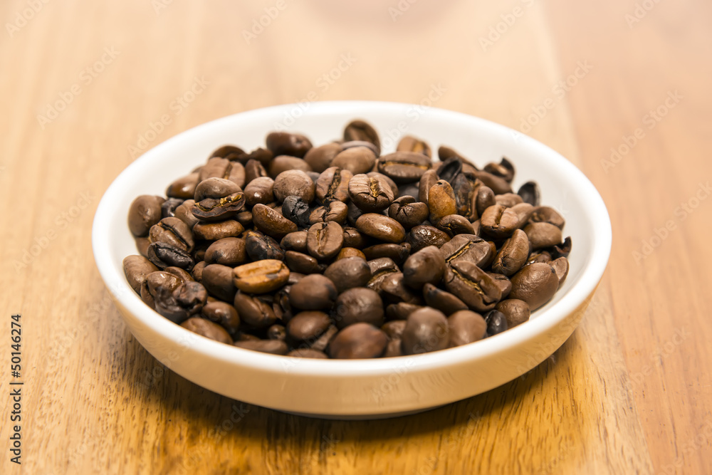 Cup of coffee beans Cup of coffee beans