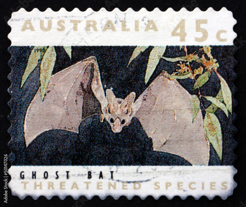 Postage stamp Australia 1992 Ghost Bat, Mammal photo