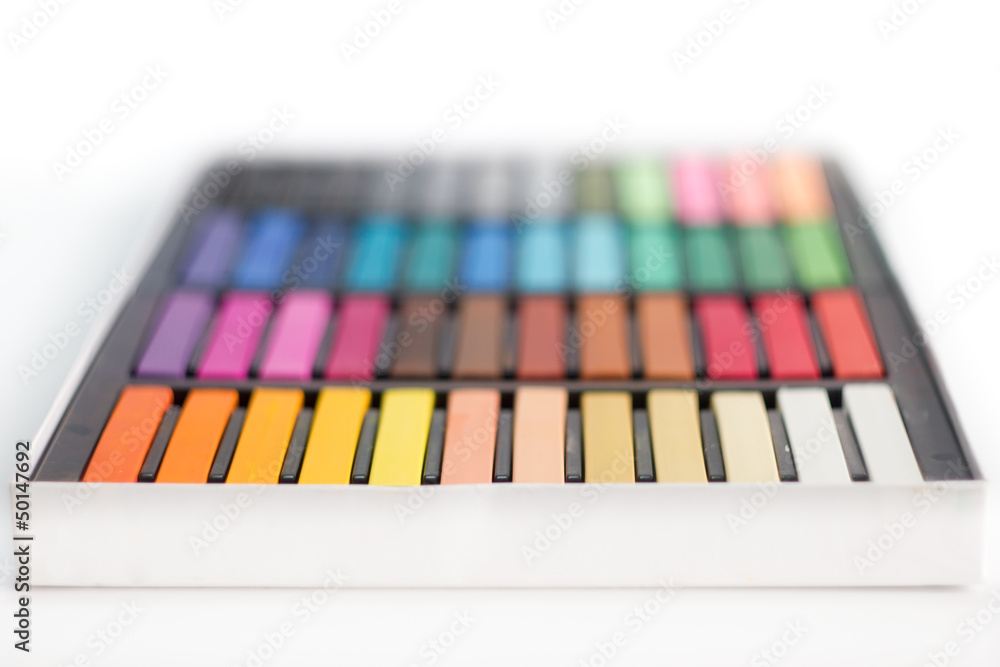 Naklejka premium цветные мелки