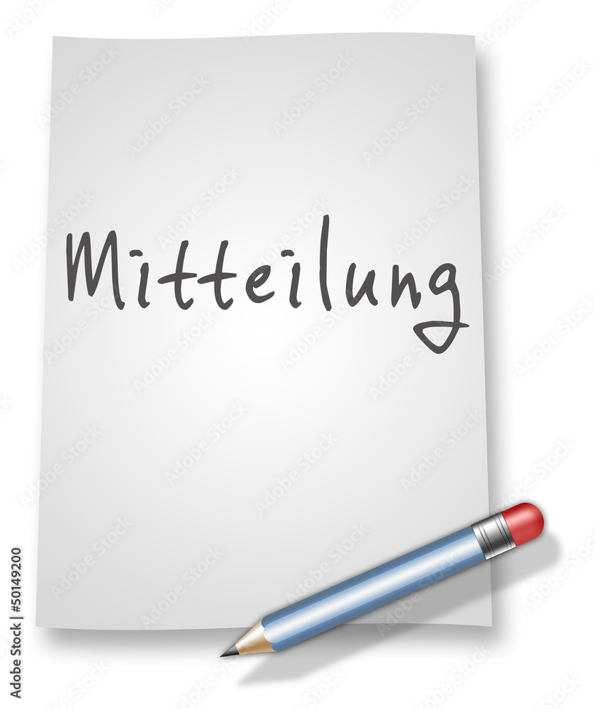 Papier & Bleistift Illustration Papier & Bleistift Illustration