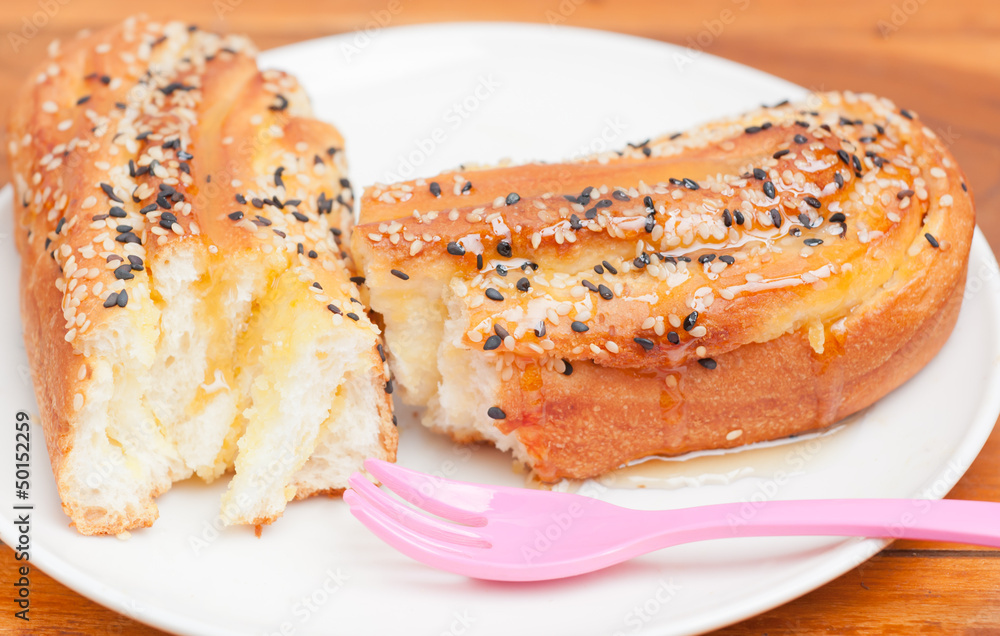 delicious breads with sesame and honey jar delicious breads with sesame and honey jar