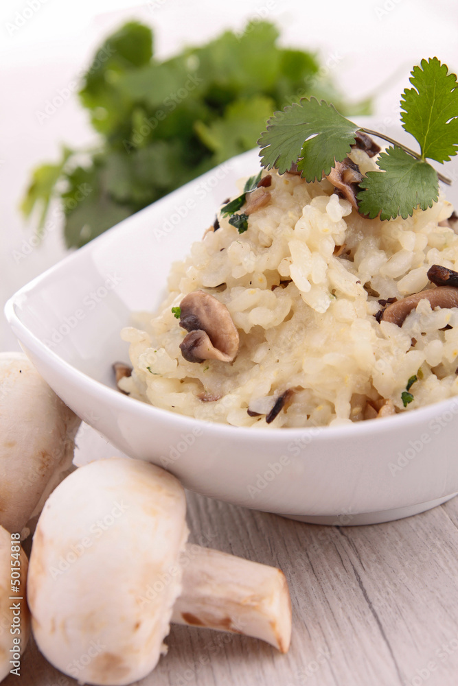 mushroom risotto mushroom risotto