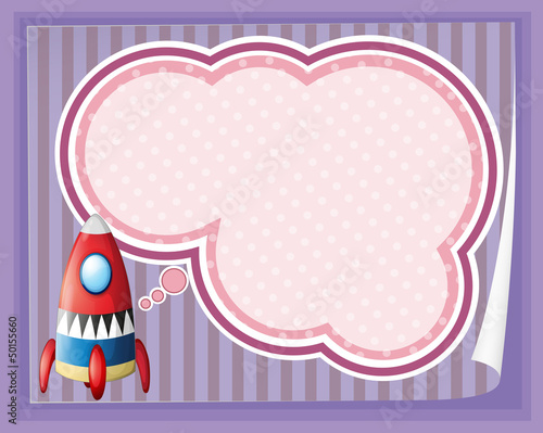 A  spaceship with an empty callout