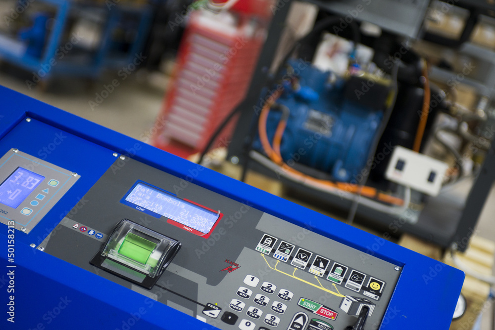 The control panel The control panel