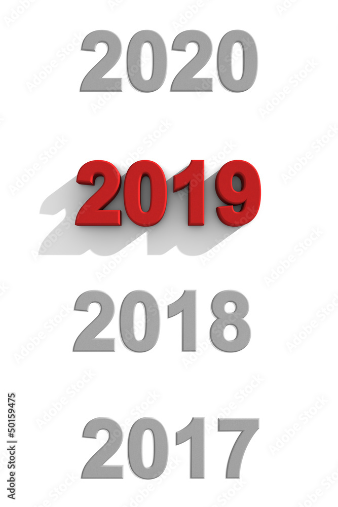 2019 New Year sequence 2019 New Year sequence