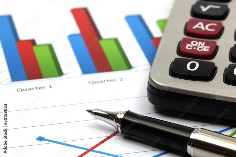 business chart showing business chart showing