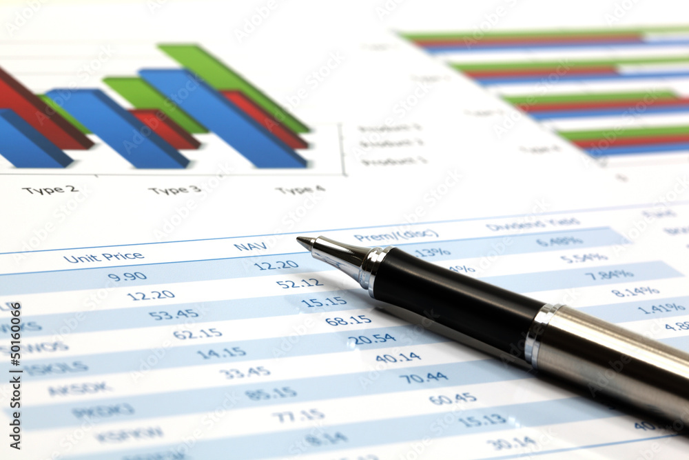 business chart showing business chart showing