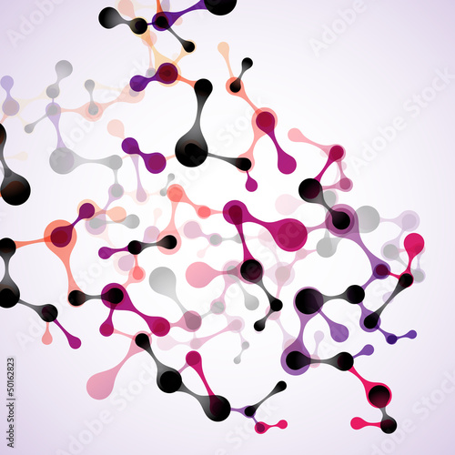 beautiful structure of the DNA molecule