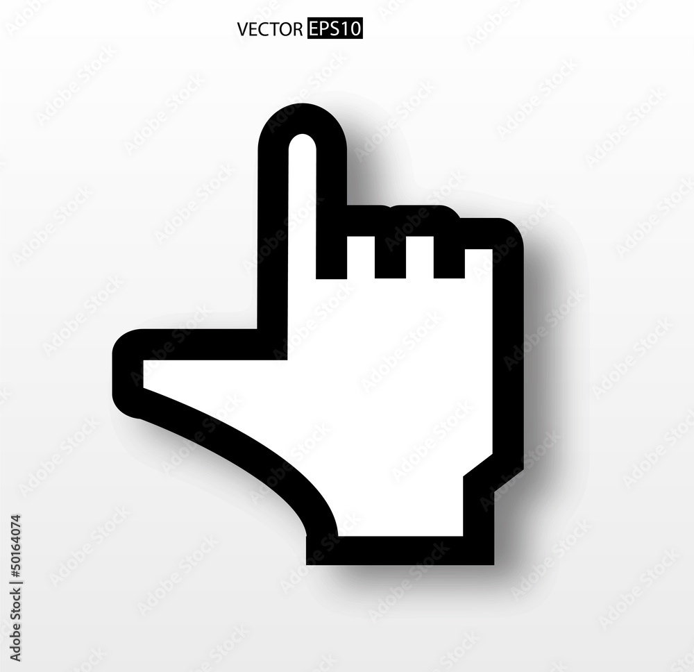 Arrow cursor icon. Vector illustration. Arrow cursor icon. Vector illustration.