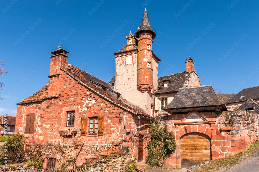 Obraz premium Collonges-la-Rouge