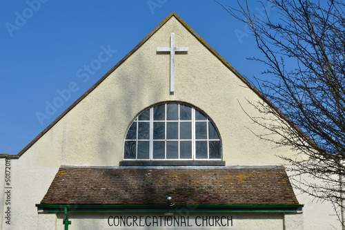 Roof of congregational church