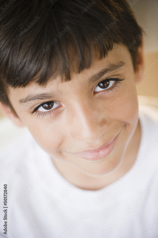 Smiling Hispanic boy Smiling Hispanic boy